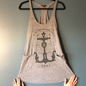 OBEY tank dress